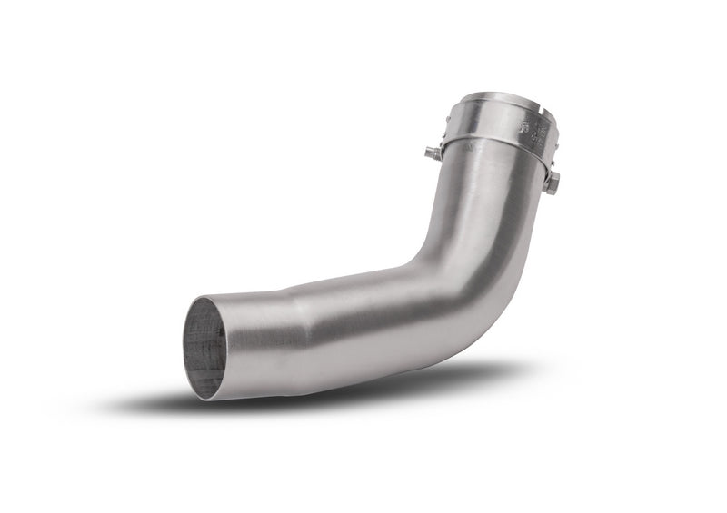 Slip-On Mesh Stainless Brushed, Stainless Connection Tube, No EEC- Approval