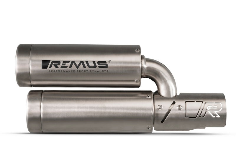 Slip-On Double Mesh Stainless Brushed, Header Without Catalytic Converter, No Ece Type Approval