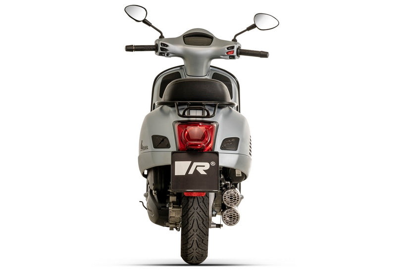 Slip-On Double Mesh Stainless Brushed, Header Without Catalytic Converter, No Ece Type Approval