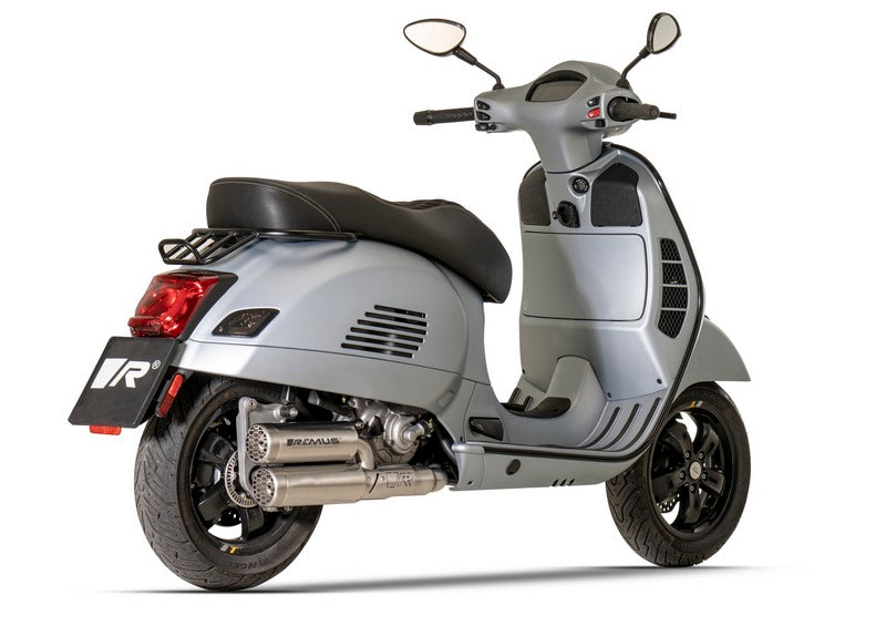 Slip-On Double Mesh Stainless Brushed, Header Without Catalytic Converter, No Ece Type Approval
