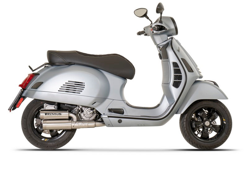 Slip-On Double Mesh Stainless Brushed, Header Without Catalytic Converter, No Ece Type Approval