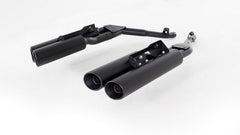 Custom Muffler Left/Right Sport Exhaust, Stainless Black, Stainless Header 6-2 No Cat. Instead Of Original Header, Race No Ec