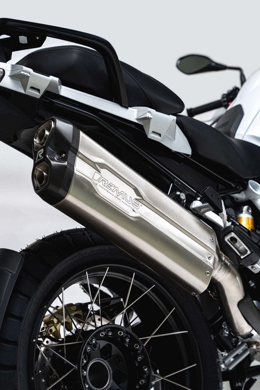 8 2.0 Slip On Sport Exhaust Incl. Carbon Heat Protecting Shield, Stainless Matt, 8.2 Connecting Tube Incl. Carbon Heat Shield, Stainless Black