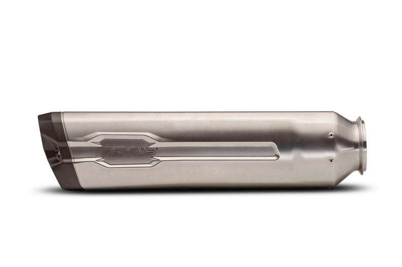 Slip On Sport Exhaust Incl. Carbon Heat Protecting Shield, Stainless Matt, EC- Approval