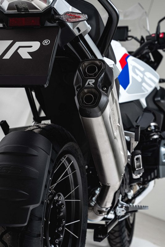 8 2.0 Racing Slip On Sport Exhaust Incl. Carbon Heat Protecting Shield, Stainless Matt, 8.2 Connecting Tube Incl. Carbon Heat Shield, Stainless Black