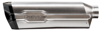 8 2.0 Racing Slip On Sport Exhaust Incl. Carbon Heat Protecting Shield, Stainless Matt, 8.2 Connecting Tube Incl. Carbon Heat Shield, Stainless Black