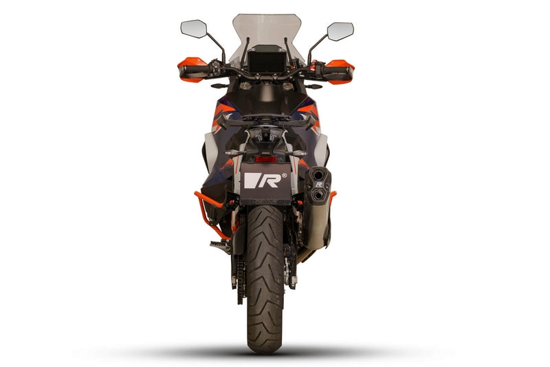 Racing Slip On Sport Exhaust Incl. Carbon Heat Protecting Shield, Stainless Matt, No EC- Approval