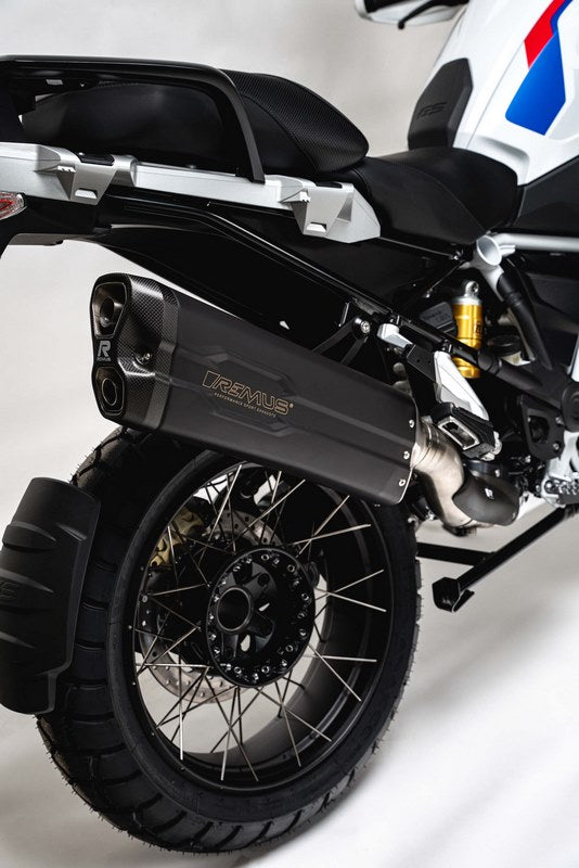 8 2.0 Racing Slip On Sport Exhaust Incl. Carbon Heat Protecting Shield, Stainless Black Coated, 8.2 Connecting Tube Incl. Carbon Heat Shield, Stainless Black