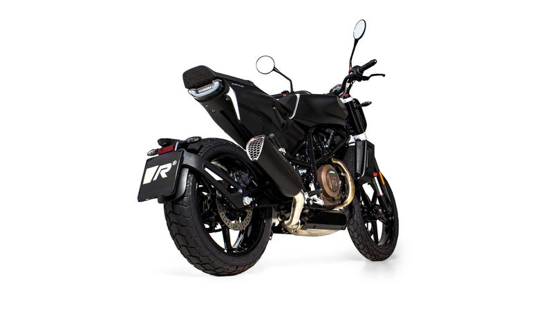 Slip On Nxt Silencer, Stainless Black, Connection Tube Instead Of Front Silencer, No EC- Approval, Footrests Replacement, Connecting Tube, Stainless Steel
