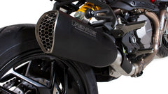 Slip On Nxt Silencer Stainless Black, Connecting Tube Incl. Euro 4 Cat., Incl. Ece- Approval