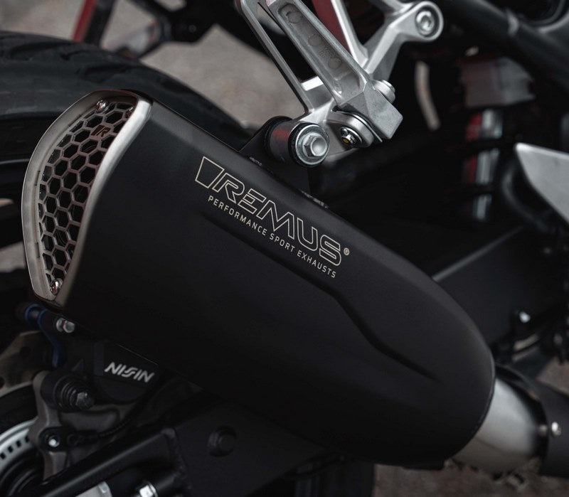 Slip On Nxt Sport Exhaust, Stainless Black, Stainless Connection Tube, Incl. Ece Type Approval