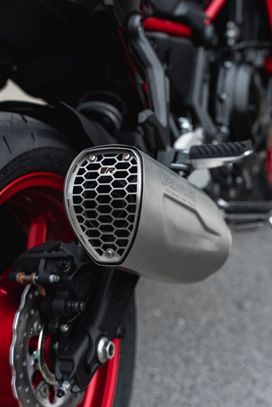 Slip On Nxt Sport Exhaust, Stainless Black, Connection Tube With Catalysator