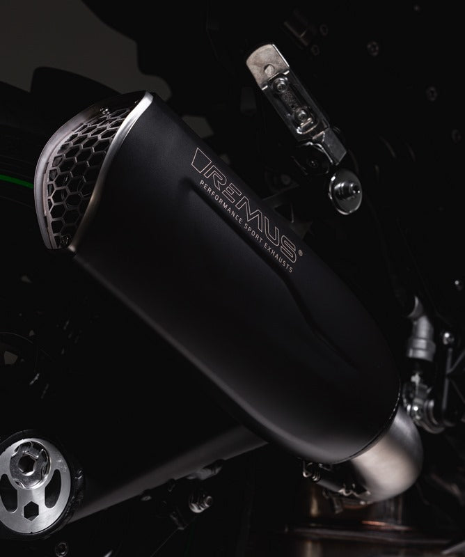 Slip On Nxt Sport Exhaust, Stainless Black Racing, Connection Tube