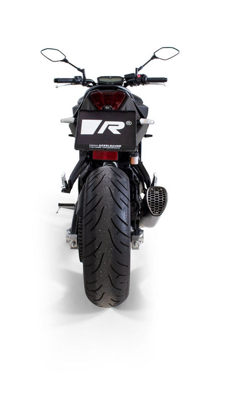 Slip On Nxt Stainless Black, Stainless Header 2 In 1, Incl. EC Type Approval, Stainless Front Silencer Incl. Cat. + Connection Tube, Incl. Ece- Approval