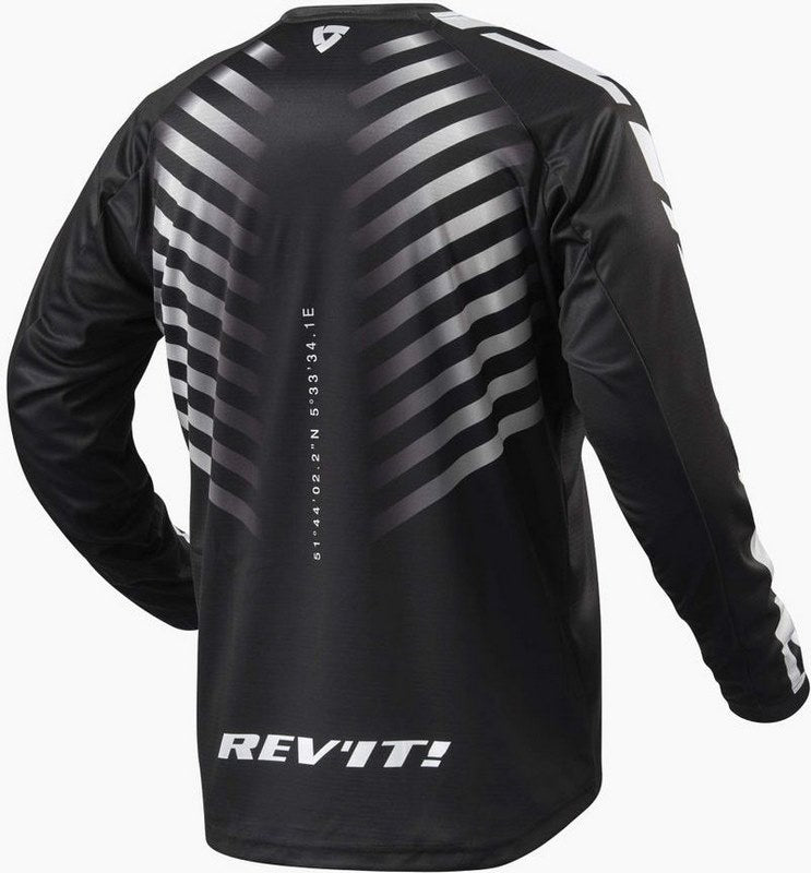 Revit Jersey Rough, Black-White | FSO021-1600