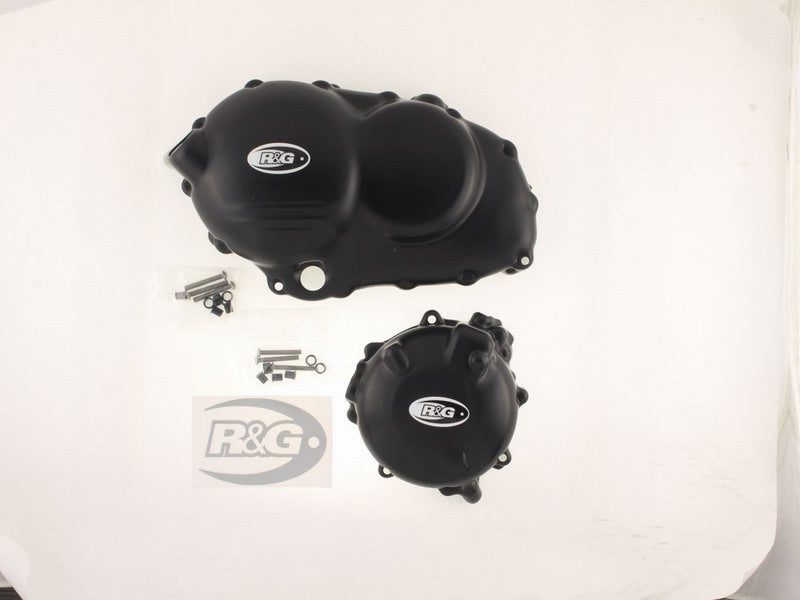 R&G Racing Polypropylene Engine Case Cover SETS, Black | KEC0072BK