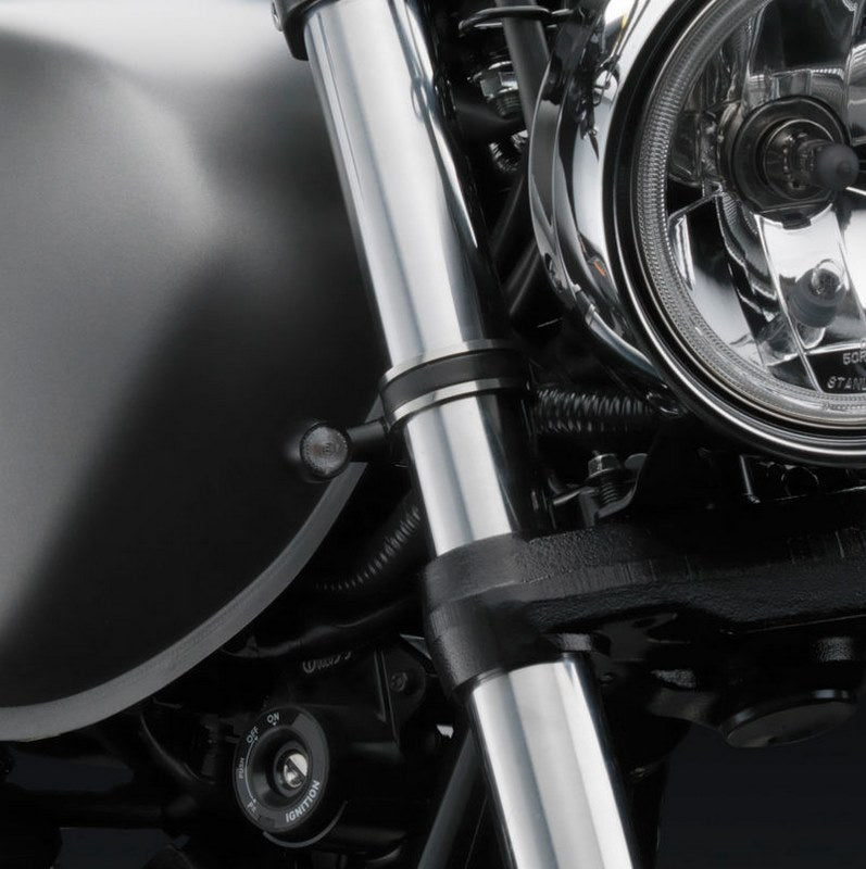 Rizoma Front Indicator Light Adapters Color : Black Anodized color | FR228B