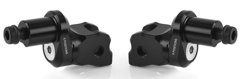 Rizoma Eccentric adjustable driver Fußrastenmontage kit | PE856B