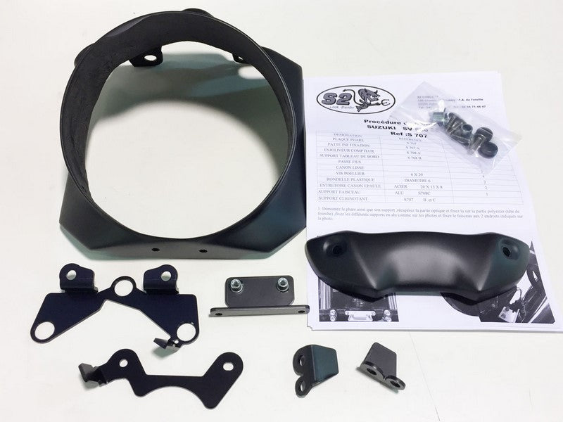 S2-Concept Headlight plate Suzuki SV 650 | S707KIT