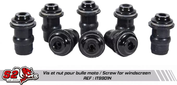 S2-Concept Screw and nut for Bubble srceen moto | IT9901N
