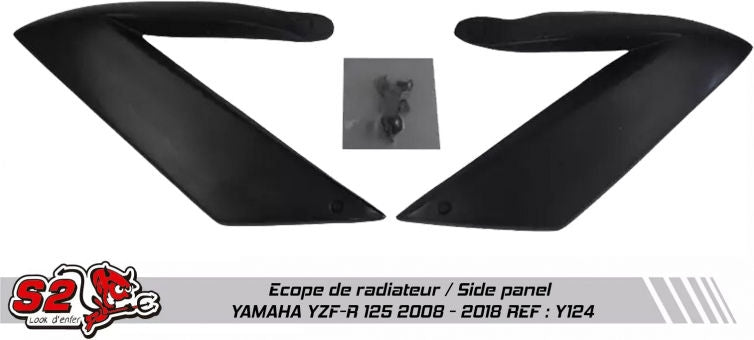 S2-Concept Radiator Scoops YZF125 | Y124