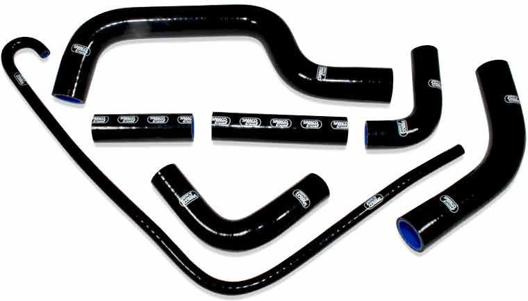 Samco Sport Ducati Monster S4 / S4R 2001 - 2008 7 Piece Samco Sport Silicone Radiator Coolant Hose Kit | DUC-3-BK