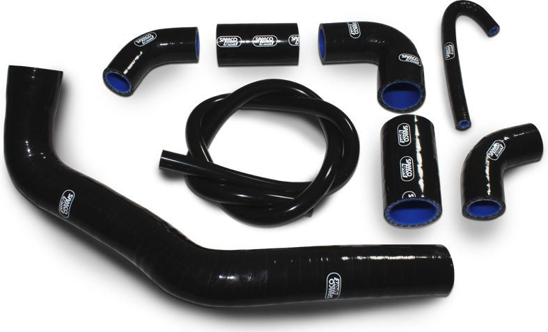 Samco Sport Ducati Panigale V4 2018-2021 8 Piece Samco Sport Silicone Radiator Coolant Hose Kit | DUC-32-BK