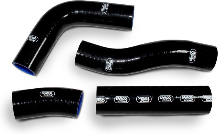 Samco Sport Harley Davidson V-Rod 2001 - 2017 4 Piece Samco Sport Silicone Radiator Coolant Hose Kit | HAR-1-BK