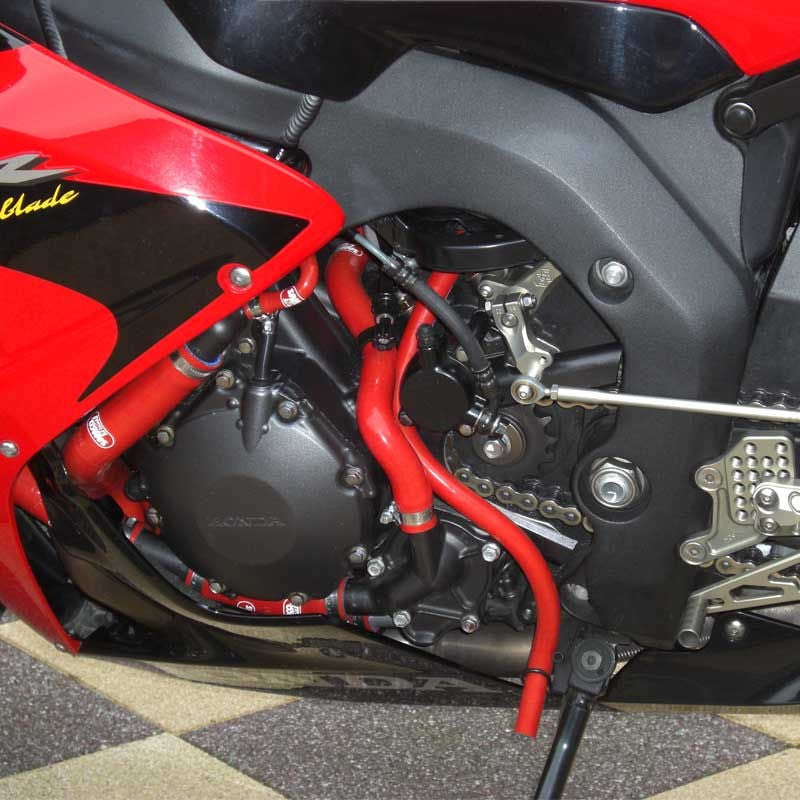 Samco Sport Honda CBR 1000 RR Fireblade 2004 - 2005 12 Piece Samco Sport Silicone Radiator Coolant Hose Kit | HON-11-RD