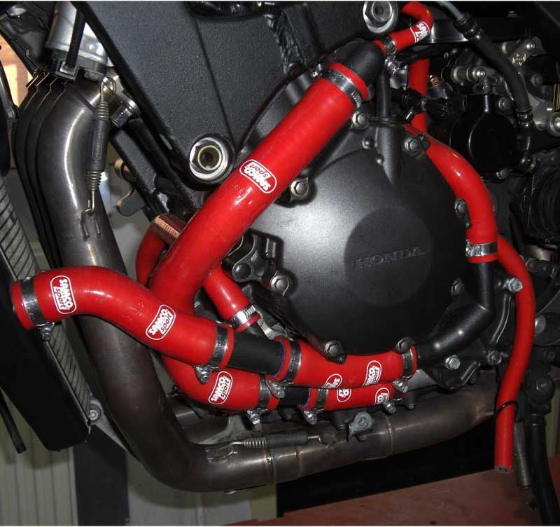 Samco Sport Honda CBR 1000 RR Fireblade 2004 - 2005 12 Piece Samco Sport Silicone Radiator Coolant Hose Kit | HON-11-RD