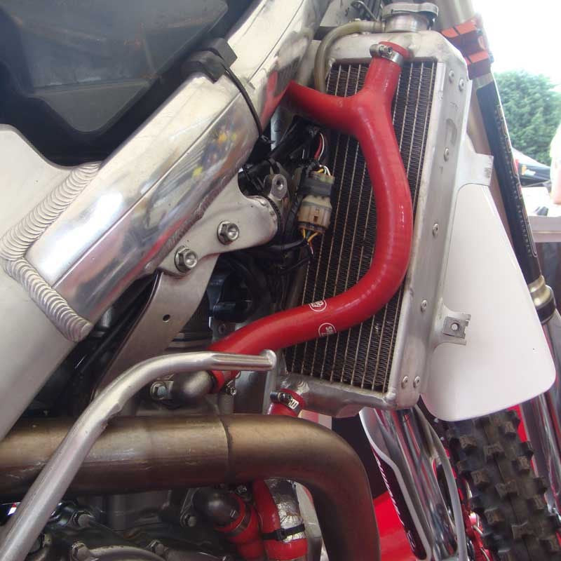 Samco Sport Honda CRF 450 R 2009 - 2012 3 Piece Y-Piece Race Design Samco Sport Coolant Hose Kit | HON-50-RD