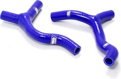 Samco Sport Husqvarna TC 85 2014 - 2017 2 Piece Y-Piece Race Design Samco Sport Silicone Radiator Coolant Hose Kit | HUS-10-BU