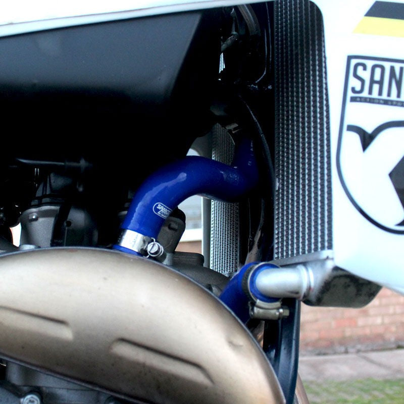 Samco Sport Husqvarna FC 450 2019 - 2021 3 Piece Samco Sport Silicone Radiator Coolant Hose Kit | HUS-54-BU