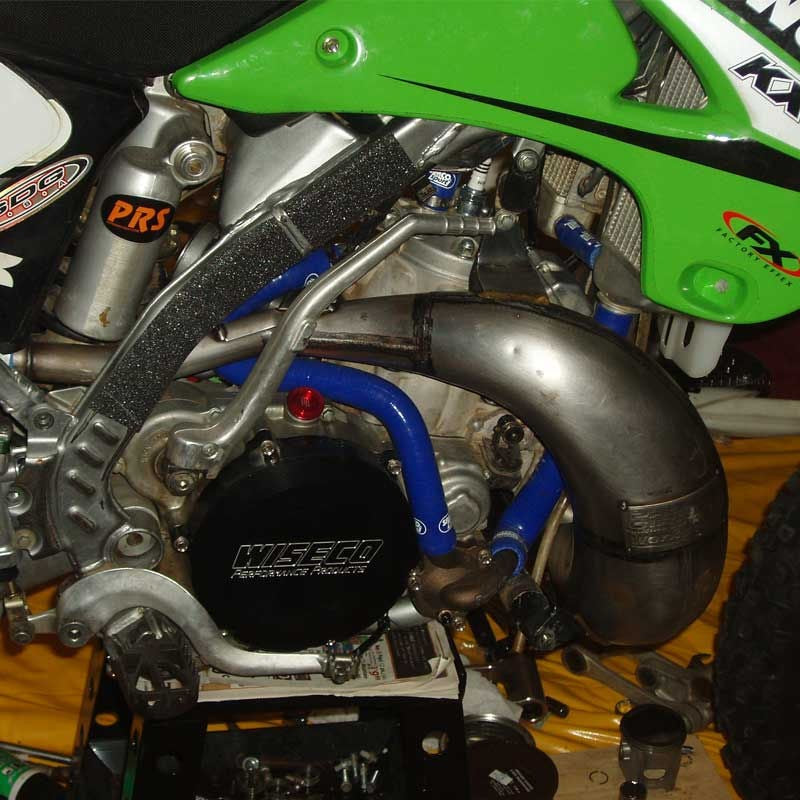 Samco Sport Kawasaki KX 250 M1 / M2 2003 - 2004 5 Piece Samco Sport Silicone Radiator Coolant Hose Kit | KAW-16-BU