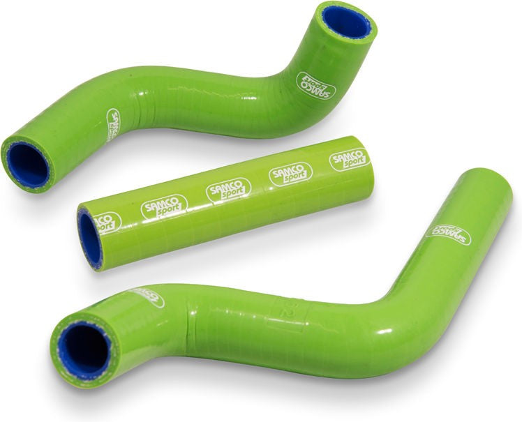 Samco Sport Kawasaki KX 80 / 85 1998 - 2013 3 Piece Samco Sport Silicone Radiator Coolant Hose Kit | KAW-20-GN
