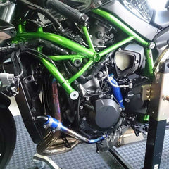 Samco Sport Kawasaki Ninja H2 / H2 Carbon 2015 - 2020 8 Piece Samco Sport Silicone Radiator Coolant Hose Kit | KAW-81-BU