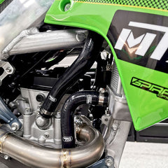 Samco Sport Kawasaki KX 250 F 2021 3 Piece Y-Piece Race Design Samco Sport Silicone Radiator Coolant Hose Kit | KAW-99-BK