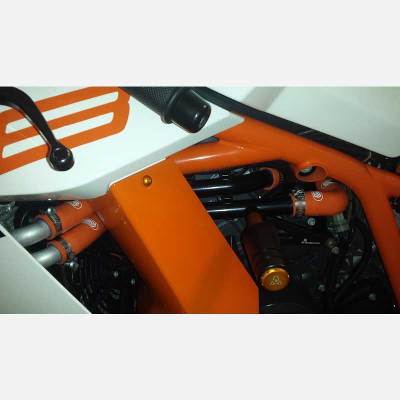 Samco Sport KTM 1190 RC8 R / Track 2009 - 2015 5 Piece Samco Sport Silicone Radiator Coolant Hose Kit | KTM-31-OR