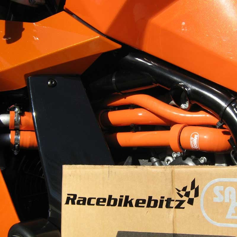 Samco Sport KTM 1190 RC8 R / Track 2009 - 2015 5 Piece Samco Sport Silicone Radiator Coolant Hose Kit | KTM-31-OR