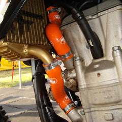 Samco Sport KTM 450 SXS-F 2007 3 Piece Samco Sport Silicone Radiator Coolant Hose Kit | KTM-8-OR