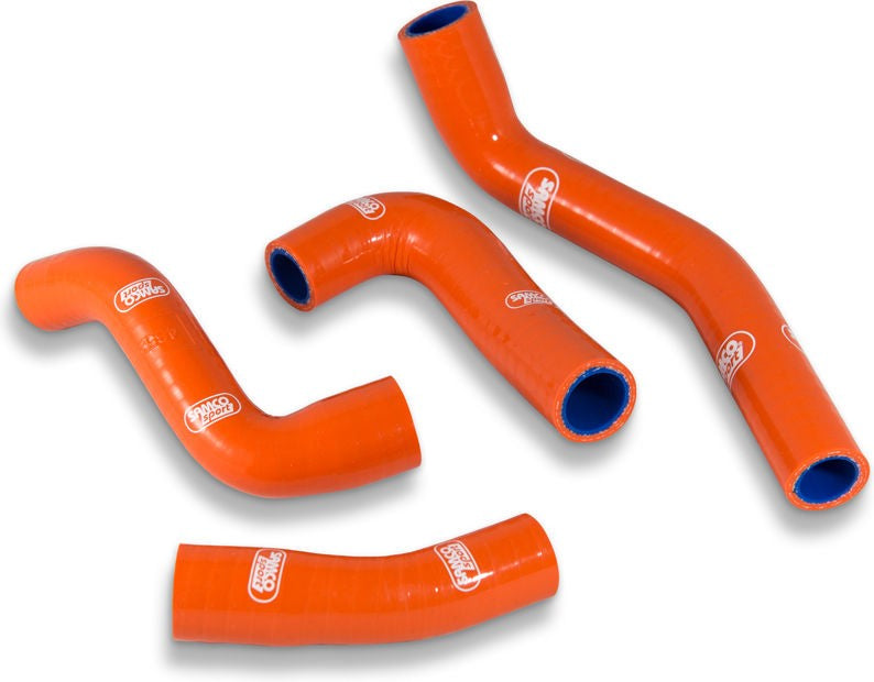 Samco Sport KTM 125 Duke / 125 RC 2014 - 2020 4 Piece Samco Sport Silicone Radiator Coolant Hose Kit | KTM-87-OR