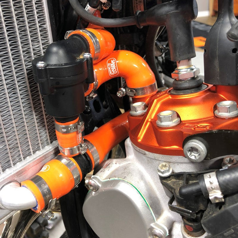 Samco Sport KTM 250 EXC TPI 2018 - 2019 6 Piece OEM Replacement Samco Sport Silicone Radiator Coolant Hose Kit | KTM-98-OR