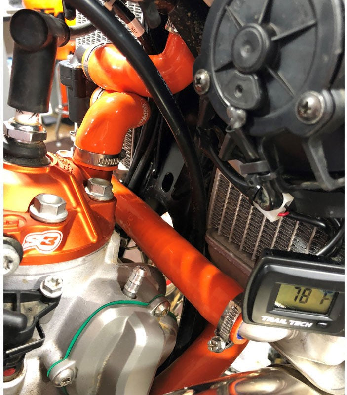 Samco Sport KTM 250 EXC TPI 2018 - 2019 6 Piece OEM Replacement Samco Sport Silicone Radiator Coolant Hose Kit | KTM-98-OR