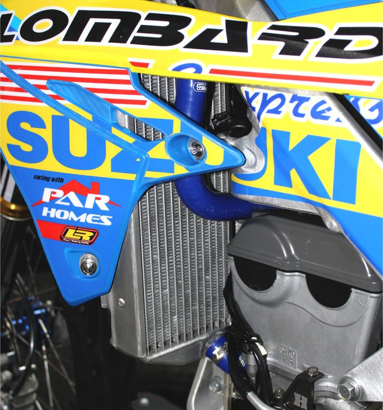 Samco Sport Suzuki RM Z 450 2018-2021 3 Piece Samco Sport Y-Piece Race Design Silicone Radiator Coolant Hose kit | SUZ-62-BU
