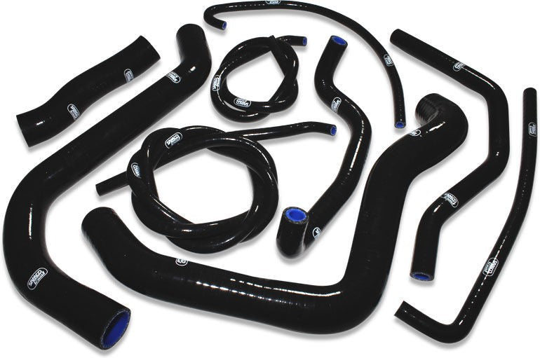 Samco Sport Suzuki GSX-S 750 / Z 2017 - 2020 9 Piece Samco Sport Silicone Radiator Coolant Hose Kit | SUZ-70-BK