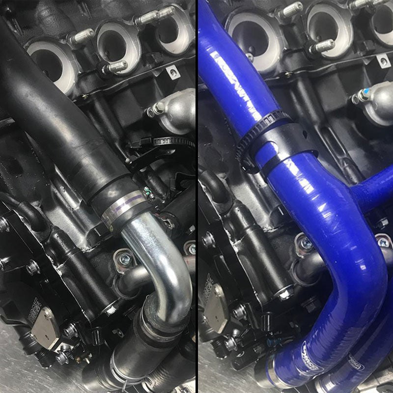 Samco Sport Yamaha YZF R6 2006 - 2021 6 Piece Race Design Samco Sport Silicone Radiator Coolant Hose Kit | YAM-58-BK