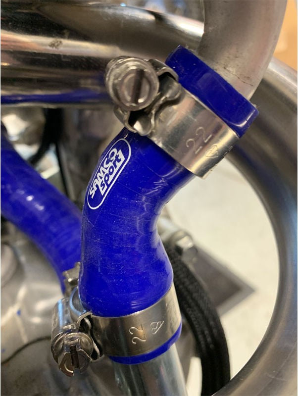 Samco Sport Yamaha WRF 450 2012-2015 4 Piece Samco Sport Silicone Radiator Coolant Hose Kit | YAM-59-BU
