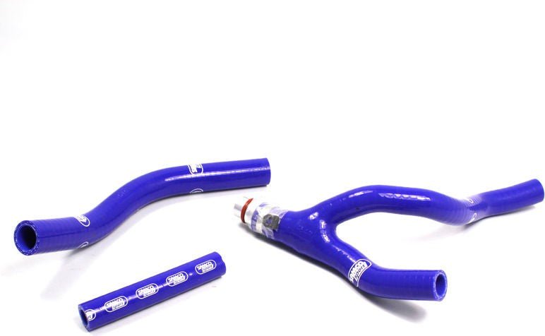 Samco Sport Yamaha YZ 250 F 2014-2018 3 Piece Samco Sport Y Piece Race Design Silicone Radiator Coolant Hose Kit | YAM-64-BU