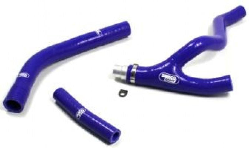 Samco Sport Yamaha YZ 450 F 2014-2017 Y Design 4 Piece Samco Sport Silicone Radiator Coolant Hose Kit | YAM-65-BU