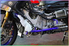 Samco Sport Yamaha TMax 530 10 Piece 2012 - 2014 Samco Sport Silicone Radiator Coolant Hose Kit | YAM-68-BU